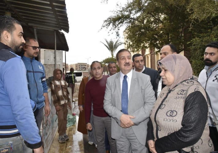 جولة محافظ بورسعيد بسوق بورفؤاد