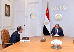 الرئيس السيسي ووزير الخارجية 