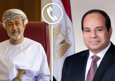 الرئيس عبد الفتاح السيسي والسلطان هيثم بن طارق