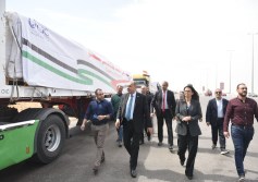 لمساعدات الإغاثية العاجلة إلى غزة