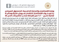 الصندوق السيادي يدعو بنوك الاستثمار للتقدم بعروضها المالية والفنية