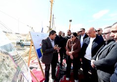 جولة لوزيرة الإسكان بقرى مارينا