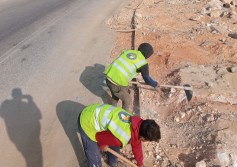 رفع كفاءة للطريق الأوسطي