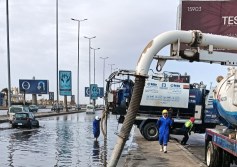 تداعيات التقلبات الجوية بمدينة 6 أكتوبر