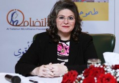 ريهام فاروق الرئيس التنفيذي لمؤسسة التضامن للتمويل الأصغر