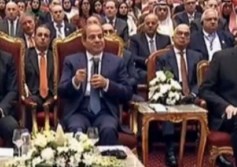 رئيس الجمهورية عبد الفتاح السيسى خلال إيجبس 
