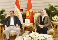 النائبه امل عصفور تلتقى محافظ بورسعيد