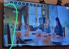 ظهور كاميرا  بالخطأ فى مشهد مسلسل " قطر صغنطوط "