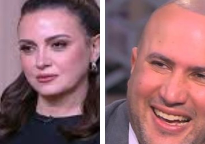 المخرج خالد دياب وريهام عبد الغفور 