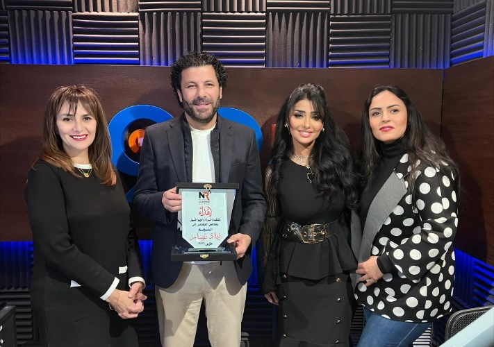 النجم اياد نصار باذاعة ميجا اف ام