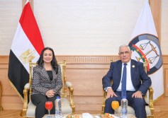 النائب العام ووزيرة التضامن 
