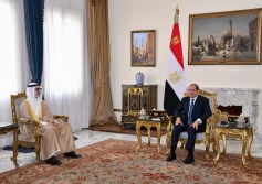 الرئيس السيسي ووزير خارجية الكويت