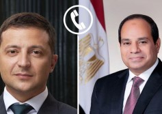 تلقى الرئيس عبد الفتاح السيسي، اليوم، اتصالًا هاتفيًا من الرئيس الأوكراني فولوديمير زيلينسكي