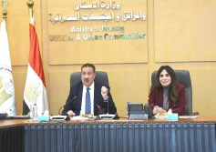 وزيرة الإسكان ومحافظ بورسعيد 
