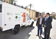 محافظ بورسعيد يتفقد شلاتر الكلاب