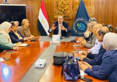 لقاء رئيس فرع هيئة الرعاية الصحية ببورسعيد بالاعلاميين