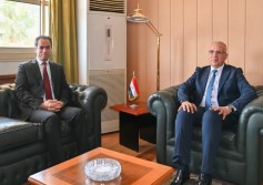 اجتماع وزير الري مع المسلماني