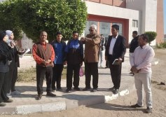 مدير مديرية تعليم البحر الأحمر يجري جولة في المدرسة اليابانية لتفقد العملية التعليمية ومدى استقرارها