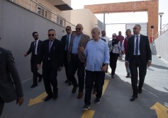 وزير التعليم العالي يجري جولة تفقدية داخل حرم جامعة سنجور ببرج العرب في محافظة الأسكندرية