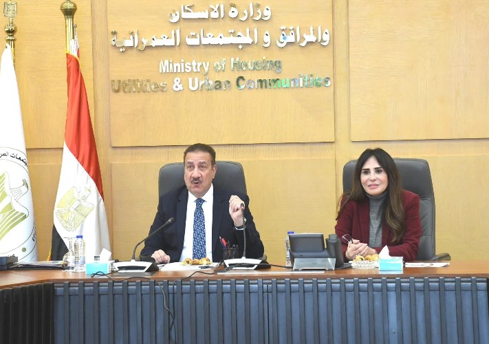 وزيرة الإسكان ومحافظ بورسعيد 