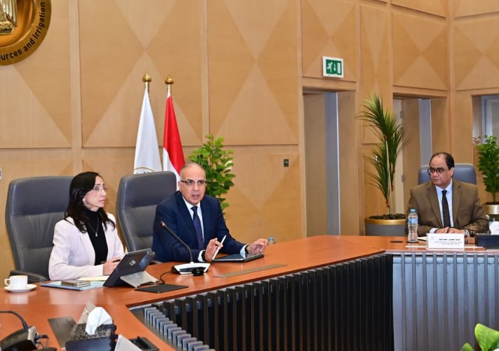 احتماع وزير الري مع محافظ البحيرة