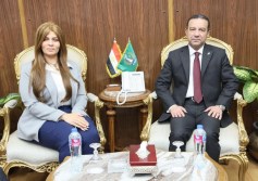 محافظ المنوفية وميرا يوسف
