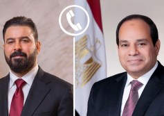 الرئيس عبد الفتاح السيسي وعلي الزيدي 
