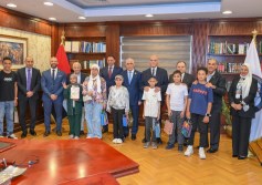 النيابة العامة تستقبل أطفال مستشفى 57357