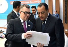 أحمد رستم وزير التخطيط مع رئيس الوزراء