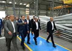 رئيس الوزراء يفتتح مصنع شركة جالفا للصناعات الهندسية 