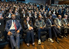 المهندسة راندة المنشاوي، وزيرة الإسكان والمرافق والمجتمعات العمرانية، في الجلسة الافتتاحية للدورة الثالثة عشرة للمنتدى الحضري العالمي (WUF13)،