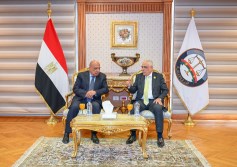 النائب العام المستشار محمد شوقي، والدكتور محمود عصمت، وزير الكهرباء