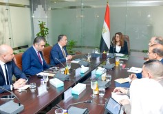 عقدت الدكتورة منال عوض وزيرة التنمية المحلية والبيئة اجتماعًا موسعًا لبحث آليات تطوير منظومة النقل الجماعي بالمحافظات عبر سيارات الميكروباص والسيرفيس