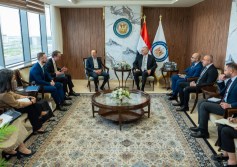 التقى المهندس كريم بدوي، وزير البترول والثروة المعدنية، وفدًا من شركة ماكنزي آند كومباني العالمية للاستشارات