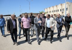 محافظ بورسعيد يتفقد مشروع الماشيه