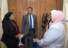 محافظ بورسعيد يستقبل رئيس الرعاية الصحية