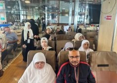 حجاج البر يغادرون ميناء نويبع
