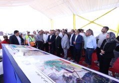 وزير النقل يشهد افتتاح المرحلة الأولى من محور الفشن
