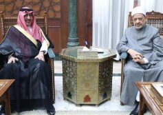 شيخ الأزهر يستقبل السفير السعودي