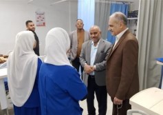 جولة تفقدية لرئيس جامعة أسوان داخل المستشفى الجامعي خلال عيد الأضحى للاطمئنان على المرضى