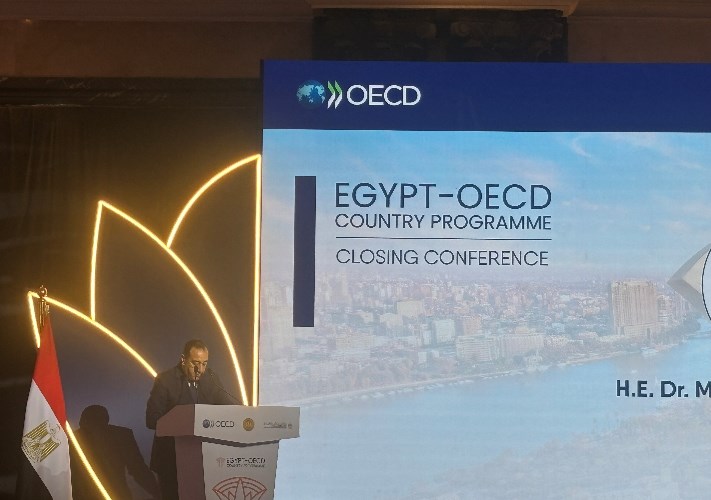 مدبولي خلال فعاليات ختام البرنامج القطري لمصر مع منظمة التعاون الاقتصادي والتنمية