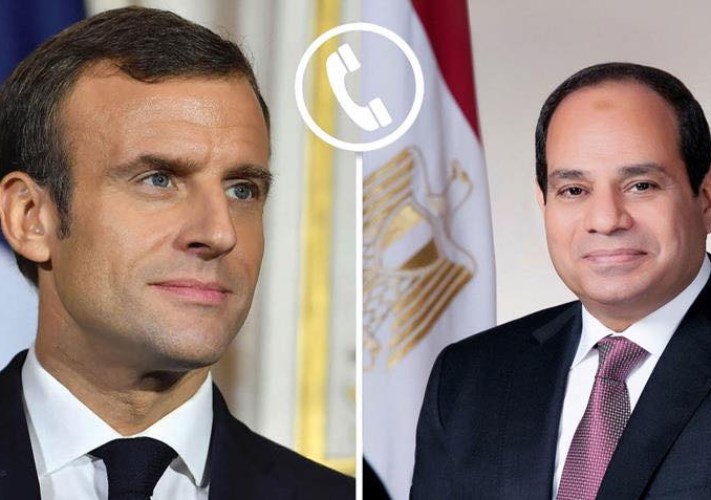الرئيس السيسي يبحث مع ماكرون دعم مفاوضات واشنطن وطهران وفتح مضيق هرمز