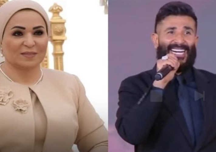 أحمد سعد وانتصار السيسي
