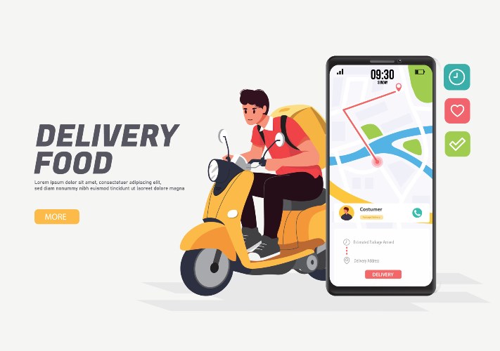 تطبيقات توصيل الطعام