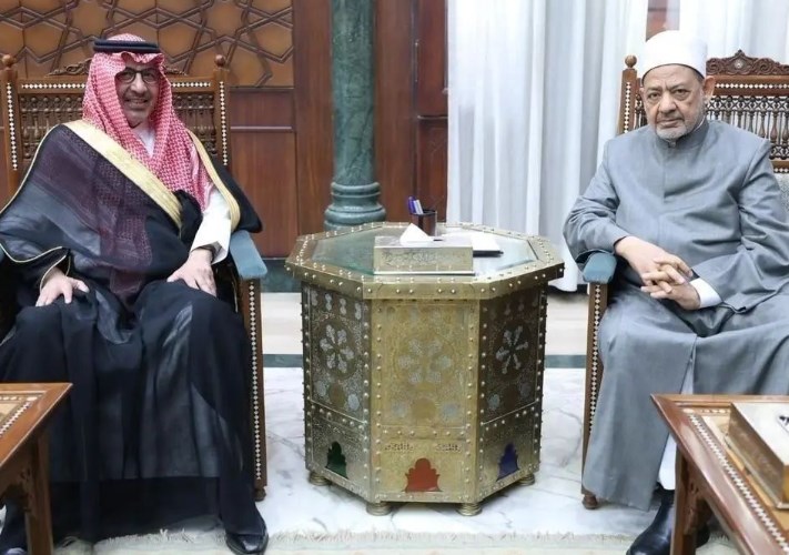 شيخ الأزهر يستقبل السفير السعودي
