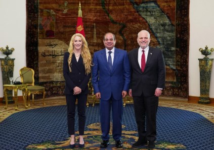 السيسي والوفد الأمريكي 