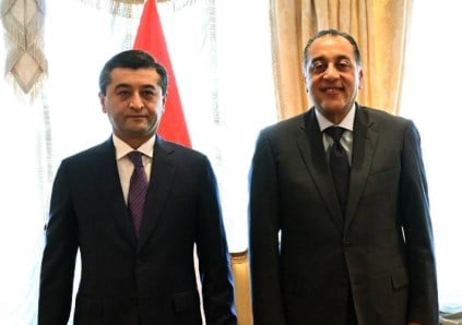 مدبولي مع وزير خارجية أوزبكستان