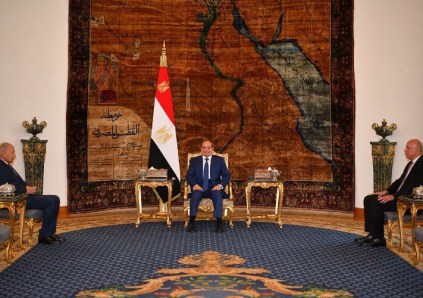 الرئيس السيسي يستقبل أبوالغيط