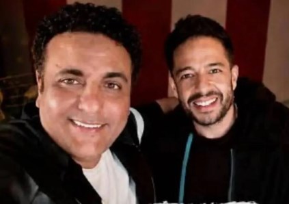 محمد حماقي والملحن الراحل محمد رحيم