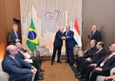 السيسي ورئيس البرازيل